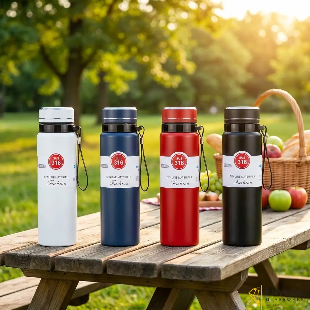 Stainless steel SUS 316 water bottle